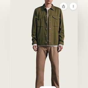 rag & bone Olive Green Utility Jacket